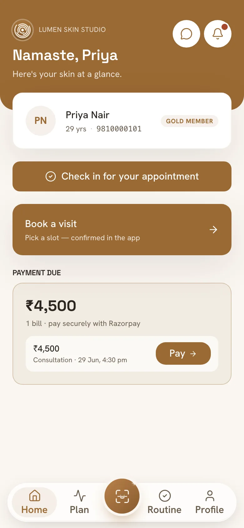 Secure patient portal